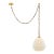 Mitzi Remi 11.5 in. 1 Light Pendant in Aged Brass Finish For Sale