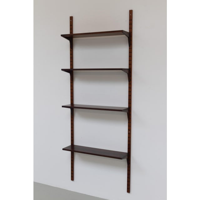 Cado Danish Pau Ferro Wall Unit by Poul Cadovius for Cado, 1960s For Sale - Image 4 of 18