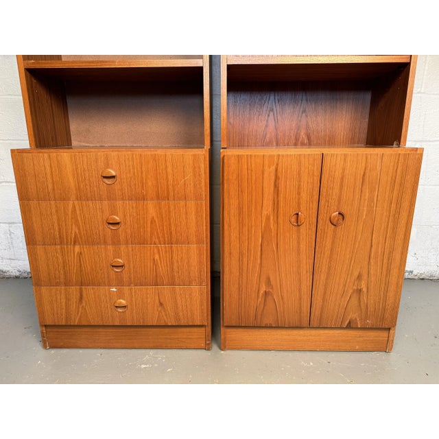 Mid 20th Century Vintage Modular Shelving Units by Van Pelt - Set of 2 For Sale In New York - Image 6 of 12