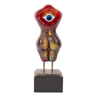Kjell Engman Kosta Boda Atelier Nude Glass Sculpture For Sale