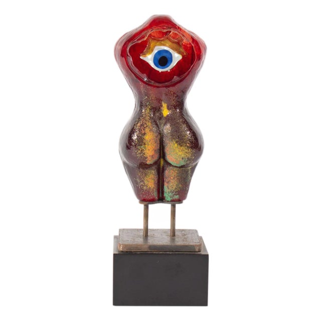 Kjell Engman Kosta Boda Atelier Nude Glass Sculpture For Sale