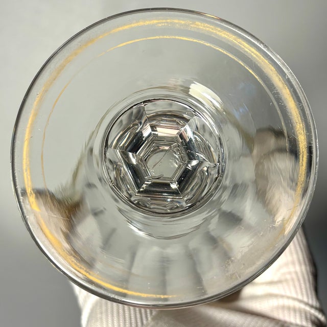 Crystal Water Glass in Baccarat Crystal For Sale - Image 9 of 16