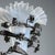 Wrought Iron and Glass Vases from Manifattura di Murano, Set of 2 For Sale - Image 5 of 8