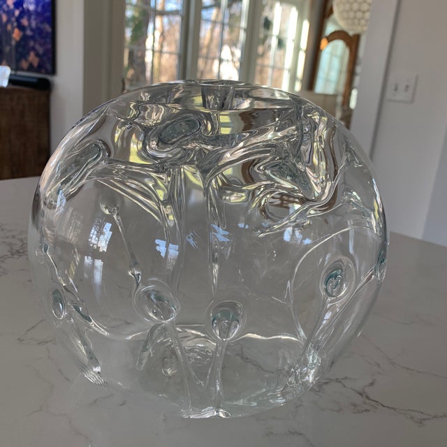 Modern Modern 1980s Peter Bramhall Hand Blown Glass Sculpture For Sale - Image 3 of 7