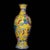 Vintage Chinese Gilt Copper Enamel "Dragon & Phoenix" Vase, Qianlong Mark - 615g For Sale In Los Angeles - Image 6 of 9
