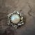 1950s Art Deco Costume Jewelry Silver Plated Metal Italian Clip-on Earrings For Sale - Image 6 of 10