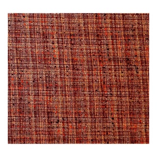 Vintage Clarence House "Sangria" Boucle Lurex Woven Wool Blend Tweed- 6 Yards For Sale