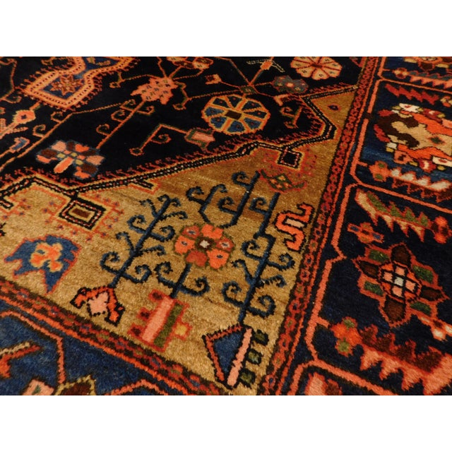 Antique Persian Rug 4'6"x 7' For Sale - Image 4 of 13