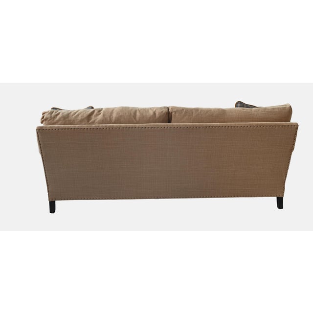 Transitional Lee Industries English Arm Sofa 2/2 For Sale - Image 3 of 5