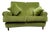 Vintage Italian Two-Seater Sofa in Green Velvet, 1960s For Sale