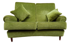 Vintage Italian Two-Seater Sofa in Green Velvet, 1960s