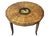 Brown Vintage Italian Sorrento Marquetry Table With Helios Chariot Scene – Hand-Inlaid Neoclassical Olive Wood & Burl Walnut Side Table For Sale - Image 8 of 9