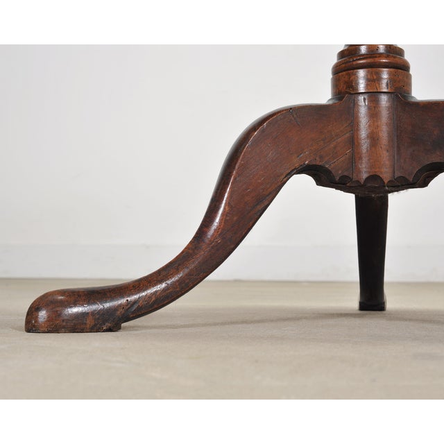 19th Century English Georgian Painted Tilt-Top Tripod Table For Sale - Image 13 of 18