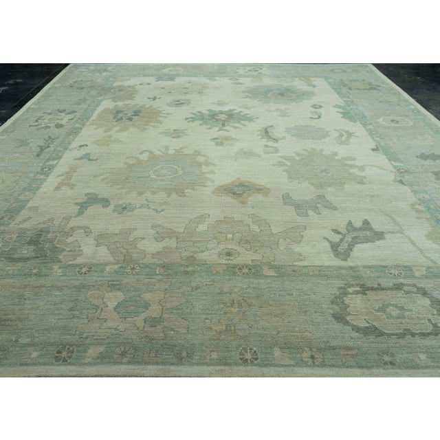 Turkish Oushak Rug 12'4" x 15'5" #0102 Explore a curated collection of hallway runners, wool rugs, and handmade...