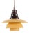 Danish Art Deco Pendant Light with Yellow Glass Shades by Poul Henningsen for Louis Poulsen, 1930s For Sale