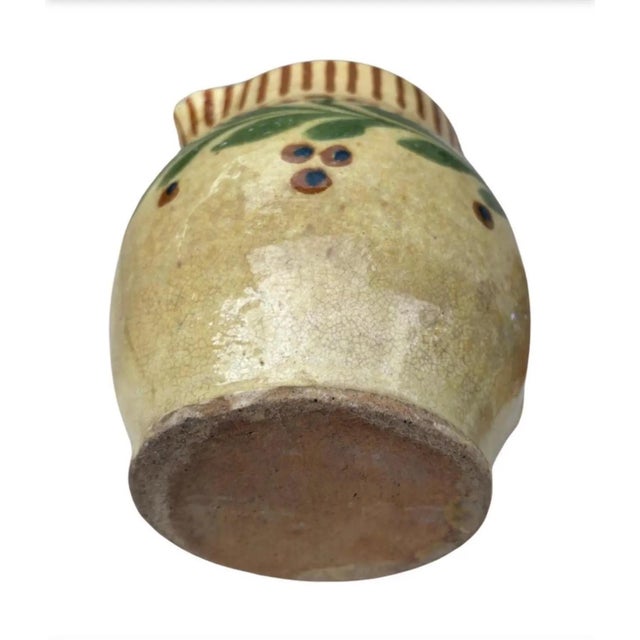 French Pottery Pitcher Savoie With Leaves , Circa 1890 For Sale In Austin - Image 6 of 6