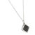 This necklace has Natural Black Diamonds that weigh 0.87 carats and Natural Round Cut Diamonds that weigh 0.40 carats....