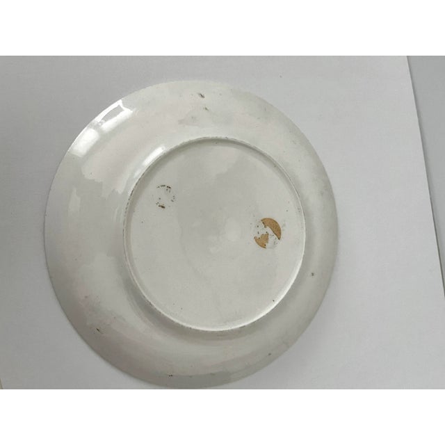 American Antique 1914 Horse Rider Calendar Plate For Sale - Image 3 of 3