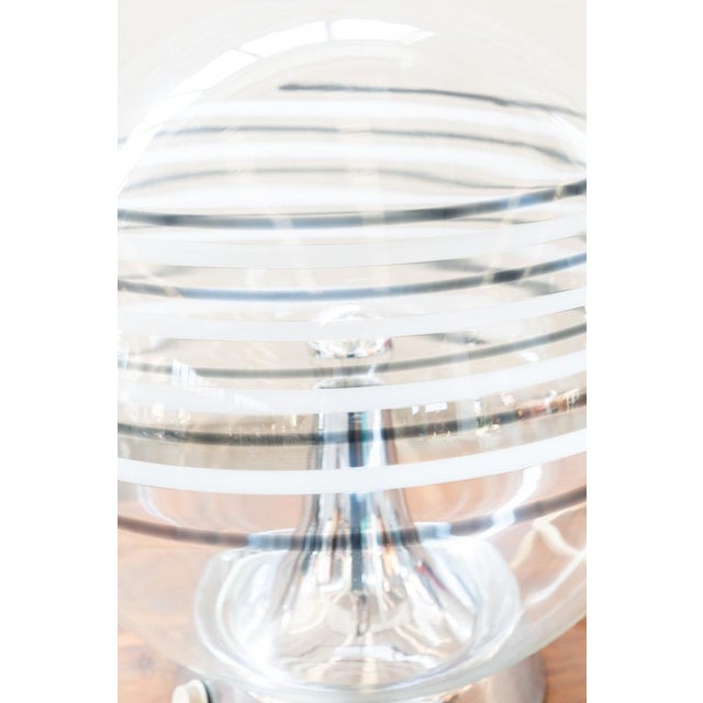 White Vintage Table Lamp, 1970s For Sale - Image 8 of 18