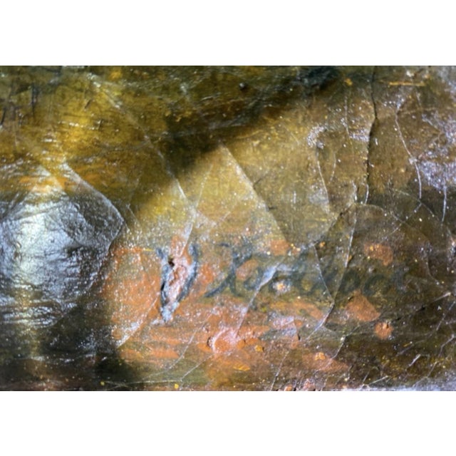 Anonimo, View of Mudejar Architecture in Granada, 1880, Oil on Canvas For Sale - Image 6 of 14