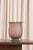 Vintage Frosted Purple Glass Vase on Blue-Green Foot For Sale - Image 10 of 10