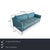 The Rolf Benz fabric three-seater sofa in blue/turquoise impresses with its modern design, exceptional seating comfort,...