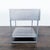 CB2 Cb2 Proof One Drawer Metal Nightstand With Shelf For Sale - Image 4 of 11