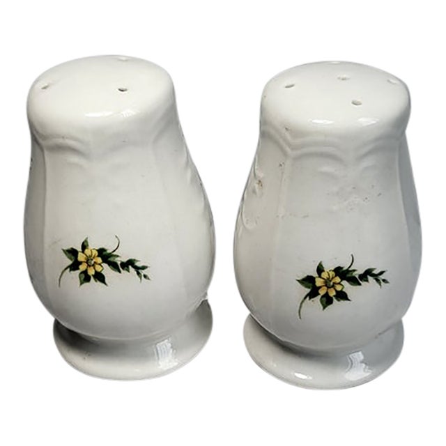 Vintage Porcelain Salt & Pepper Shakers For Sale