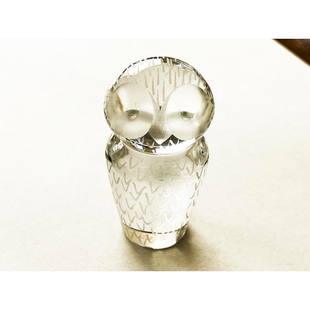 Kosta Boda Crystal Owl For Sale - Image 14 of 14