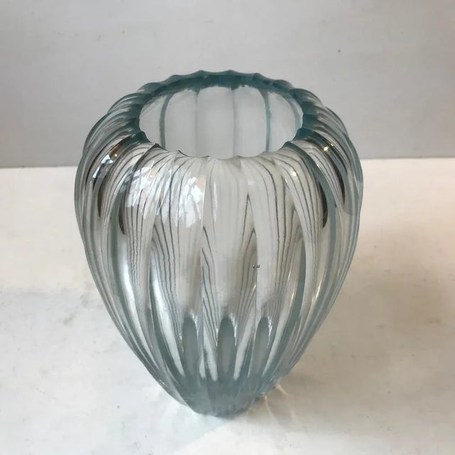 1920s Triton Crystal Vase by Simon Gate for Orrefors, 1920s For Sale - Image 5 of 12