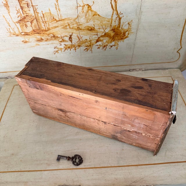 19th Century Painted Lady’s Desk or Vanity For Sale - Image 9 of 12