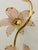 1970s Mid Century Modern Hollywood Regency Pink Lotus Flower Tall Table Lamp 36” For Sale - Image 11 of 12