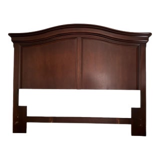 Thomasville Impressions Martinique Collection Queen Headboard in Cherry Wood For Sale