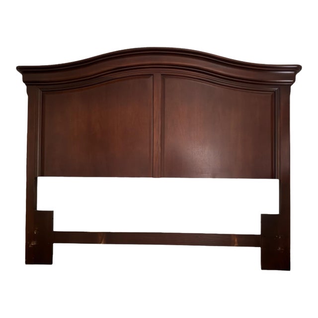 Thomasville Impressions Martinique Collection Queen Headboard in Cherry Wood For Sale