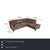 with the Ewald Schillig Flex Plus corner sofa, you get a sofa in warm brown that focuses entirely on clean, straight...
