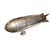 1930s German Rocket Cocktail Shaker | Art Deco Zeppelin Chrome Barware For Sale - Image 4 of 6