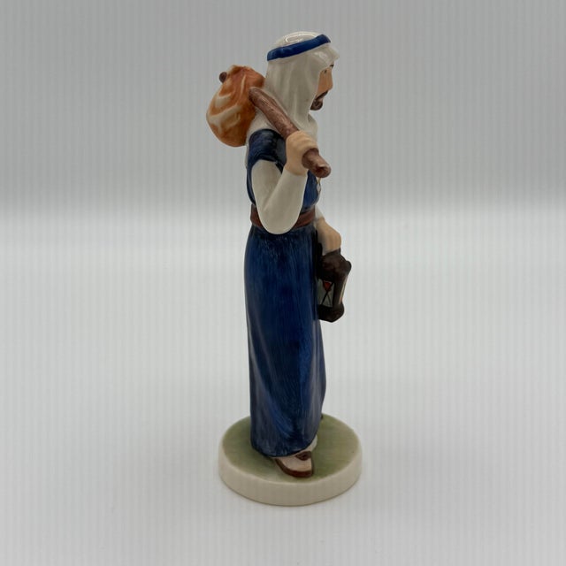 Traditional Vintage 1960s Goebel West Germany St. Joseph Glazed Porcelain Nativity Figurine For Sale - Image 3 of 9