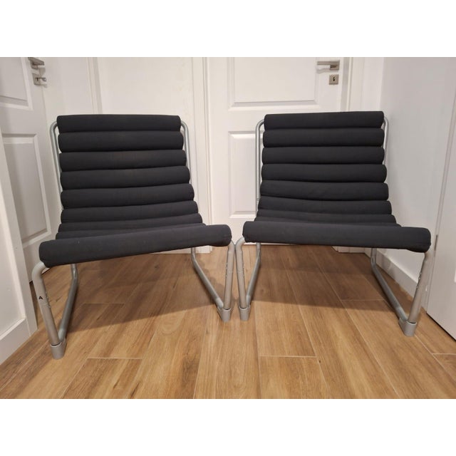 1980s French Lounge Chairs, 1980s, Set of 2 For Sale - Image 5 of 14