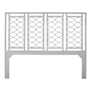 Infinity Headboard King - Light Gray For Sale