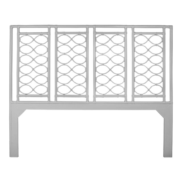 Infinity Headboard King - Light Gray For Sale