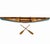 American Vintage Vanderbilt Whitney Estate Decorative Canoe Boat Model W/Oars For Sale - Image 3 of 17