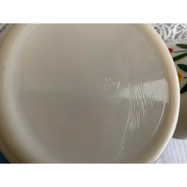 Mid-Century Modern Vintage Fire King Tulip Mixing Bowls -Set of 2- For Sale - Image 3 of 4