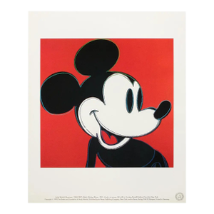1992 the Andy Warhol Foundation Lithograph "Myths: Mickey Mouse"