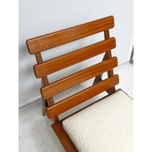 Sculptural Mahogany Lounge Chairs - a Pair For Sale - Image 4 of 11