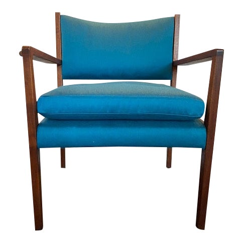 Mid Century Modern Walnut Arm Chair Chairish