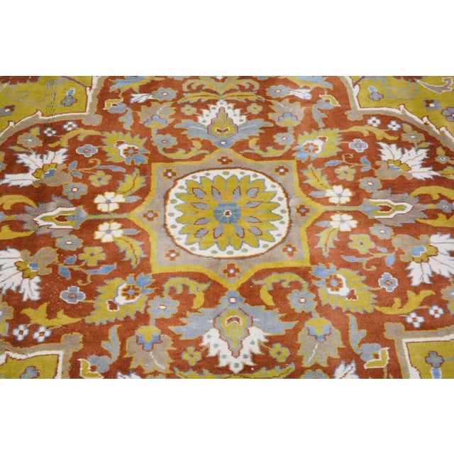 Vintage Turkish Anatolian Hand Knotted Wool Rug, 9x11'9 For Sale In New York - Image 6 of 6