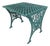 Antique Painted Wrought Iron Garden Table For Sale