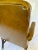 Vintage Mid-Century Tufted Camel Vinyl Armchair on Casters For Sale In Little Rock - Image 6 of 13