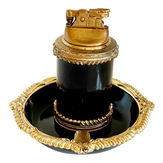 A Vintage Circa 1960s Hollywood Regency Royal Bovano Black