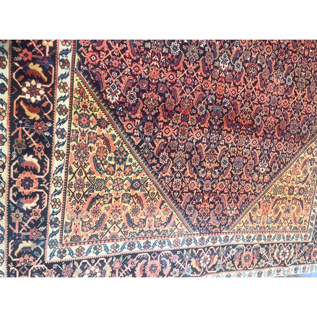 This exceptional antique Persian Feraghan rug, woven circa 1880, is a beautiful example of one of Persia's most celebrated...